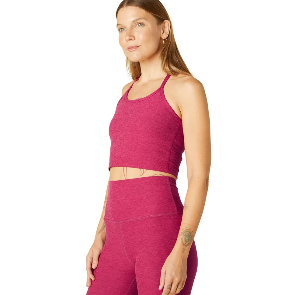 Spacedye Slim Racerback Cropped Tank Top - Women's