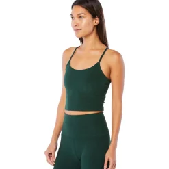 Spacedye Slim Racerback Cropped Tank Top - Women's