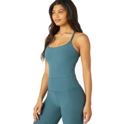 Spacedye Slim Racerback Cropped Tank Top - Women's