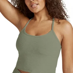 Spacedye Slim Racerback Cropped Tank Top - Women's
