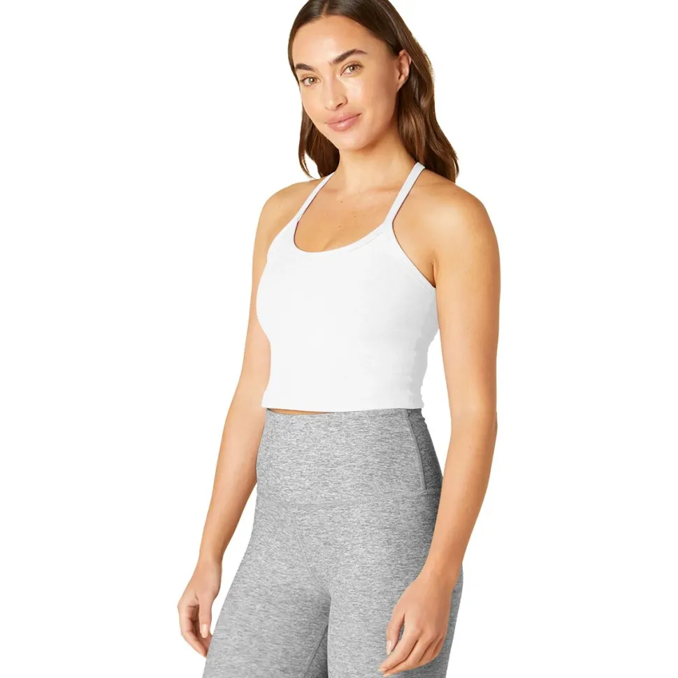 Spacedye Slim Racerback Cropped Tank Top - Women's