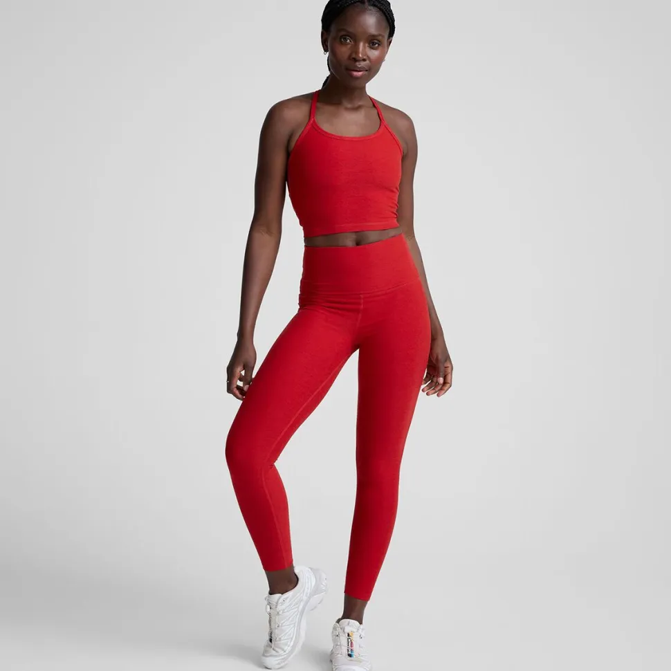Spacedye Slim Racerback Cropped Tank Top - Women's