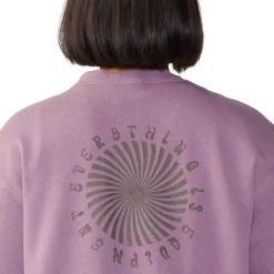 Spiral Pullover Crew Sweatshirt - Women's
