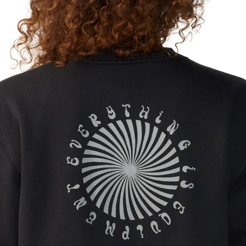 Spiral Pullover Crew Sweatshirt - Women's