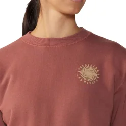 Spiral Pullover Crew Sweatshirt - Women's
