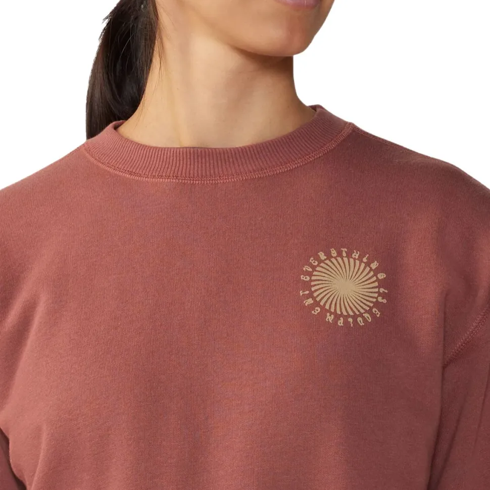 Spiral Pullover Crew Sweatshirt - Women's