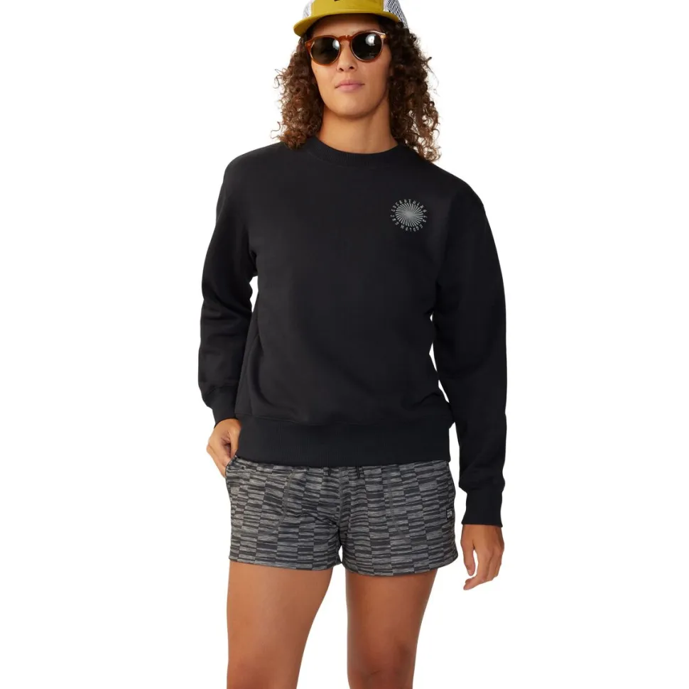 Spiral Pullover Crew Sweatshirt - Women's