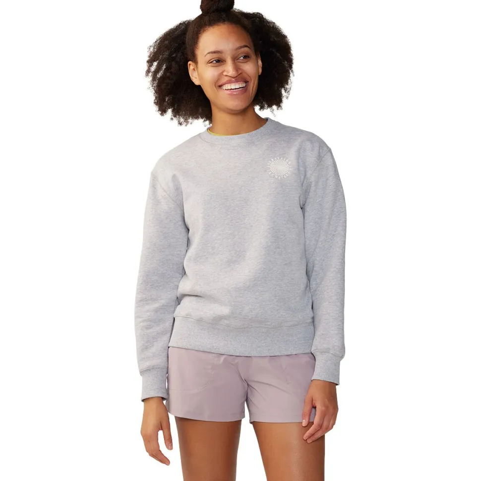 Spiral Pullover Crew Sweatshirt - Women's