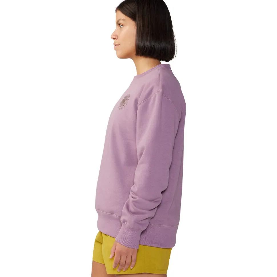 Spiral Pullover Crew Sweatshirt - Women's