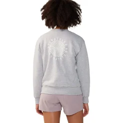 Spiral Pullover Crew Sweatshirt - Women's