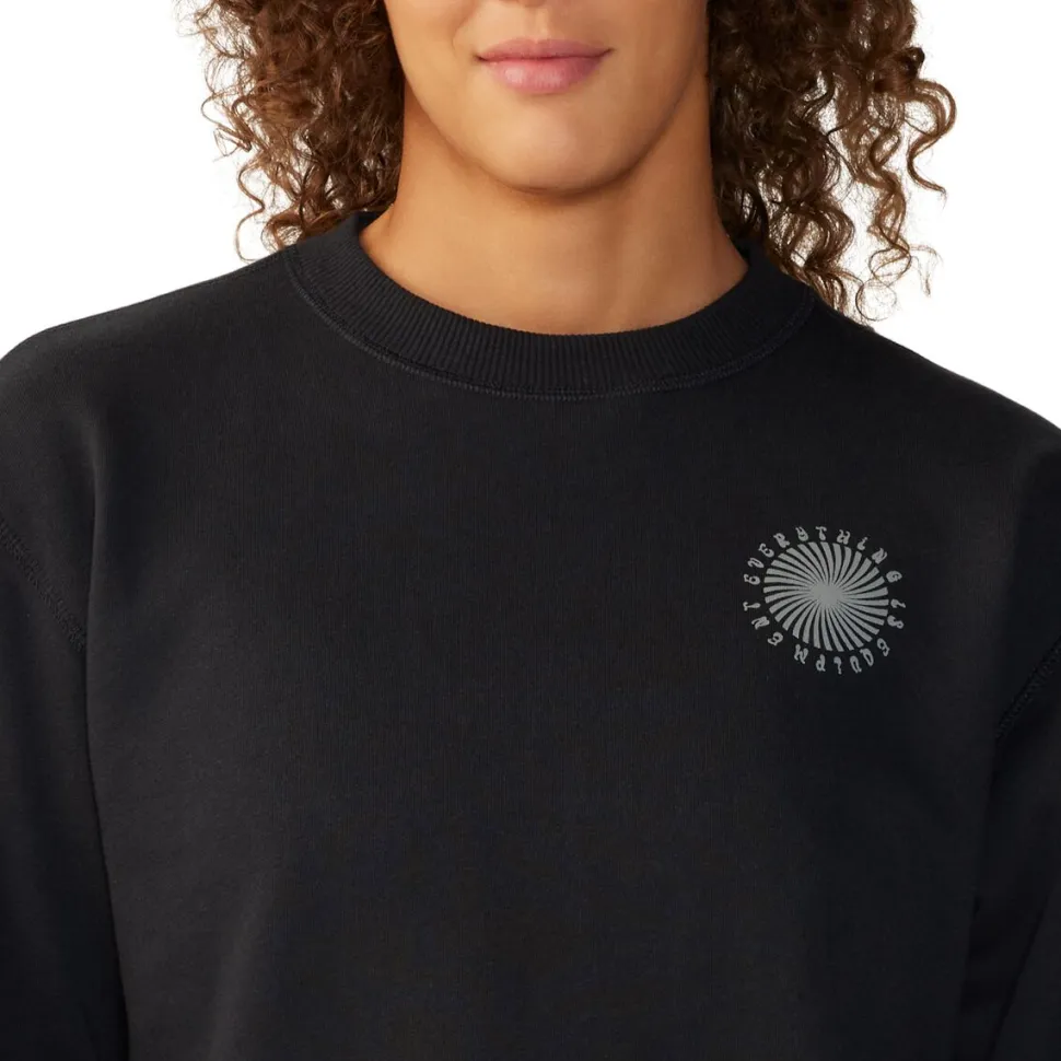 Spiral Pullover Crew Sweatshirt - Women's