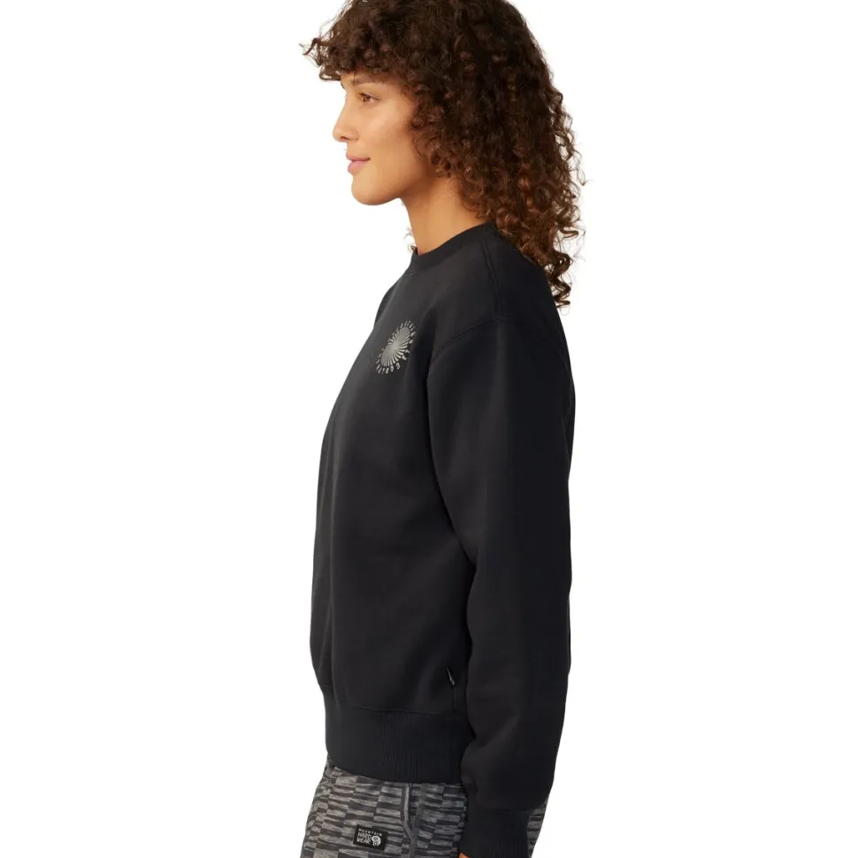 Spiral Pullover Crew Sweatshirt - Women's
