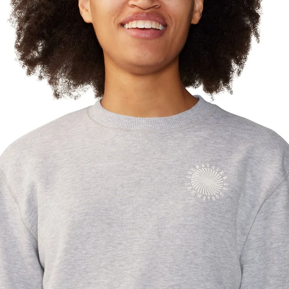 Spiral Pullover Crew Sweatshirt - Women's