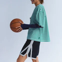 Stripe Tackle T-Shirt - Women's