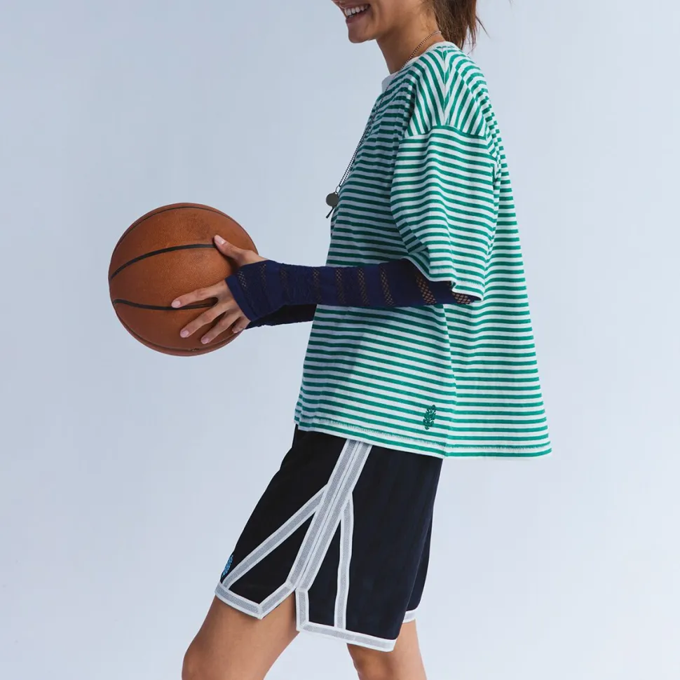 Stripe Tackle T-Shirt - Women's