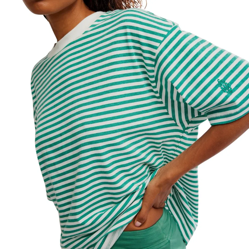 Stripe Tackle T-Shirt - Women's