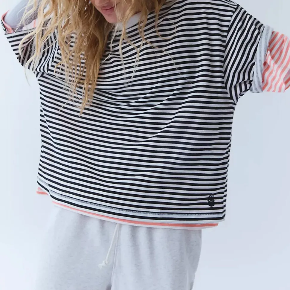 Stripe Tackle T-Shirt - Women's