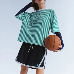 Stripe Tackle T-Shirt - Women's
