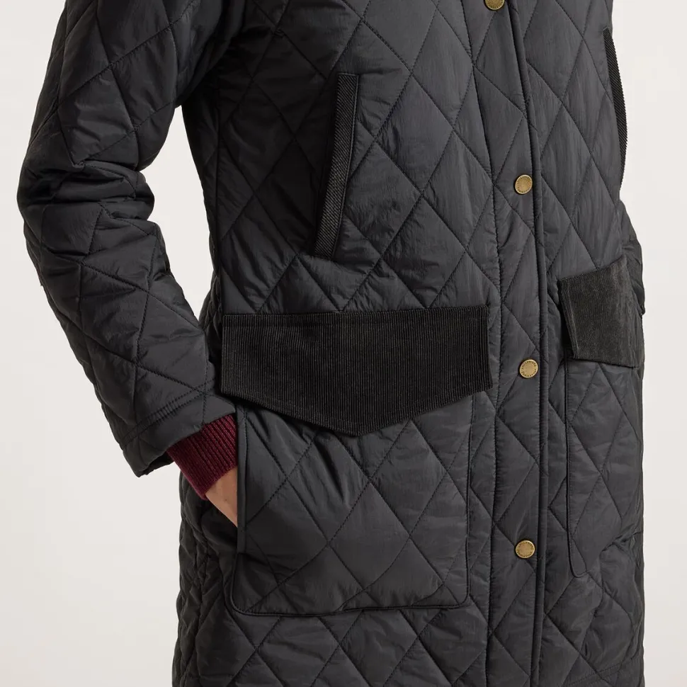 Sun River Corduroy Accent Field Coat - Women's
