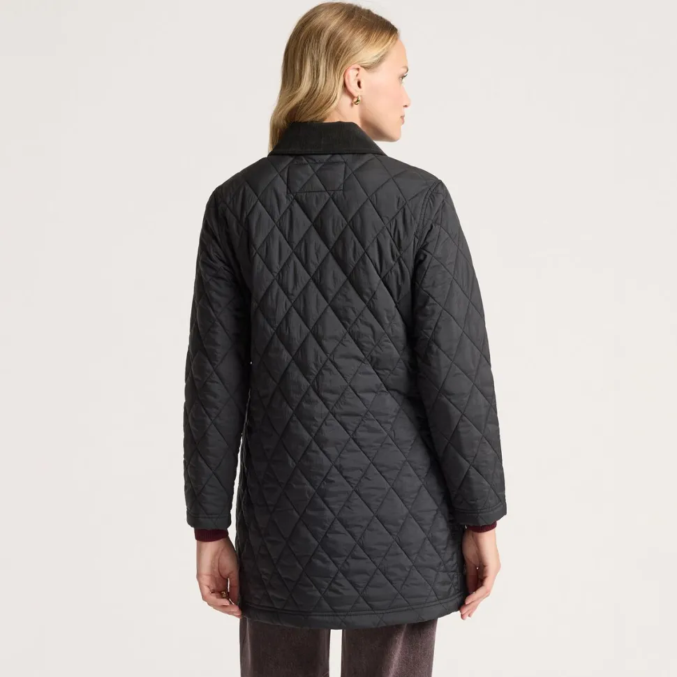 Sun River Corduroy Accent Field Coat - Women's