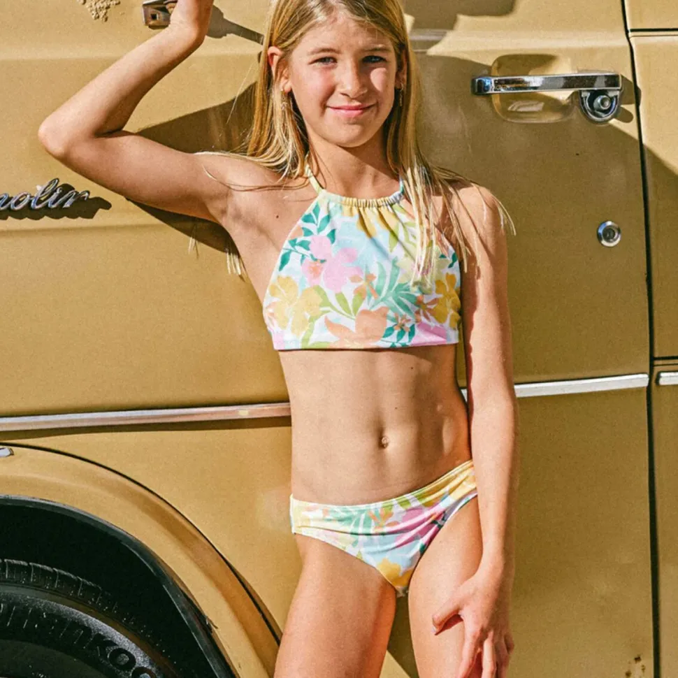 Sweet Aloha Rev Bikini Set - Girls'