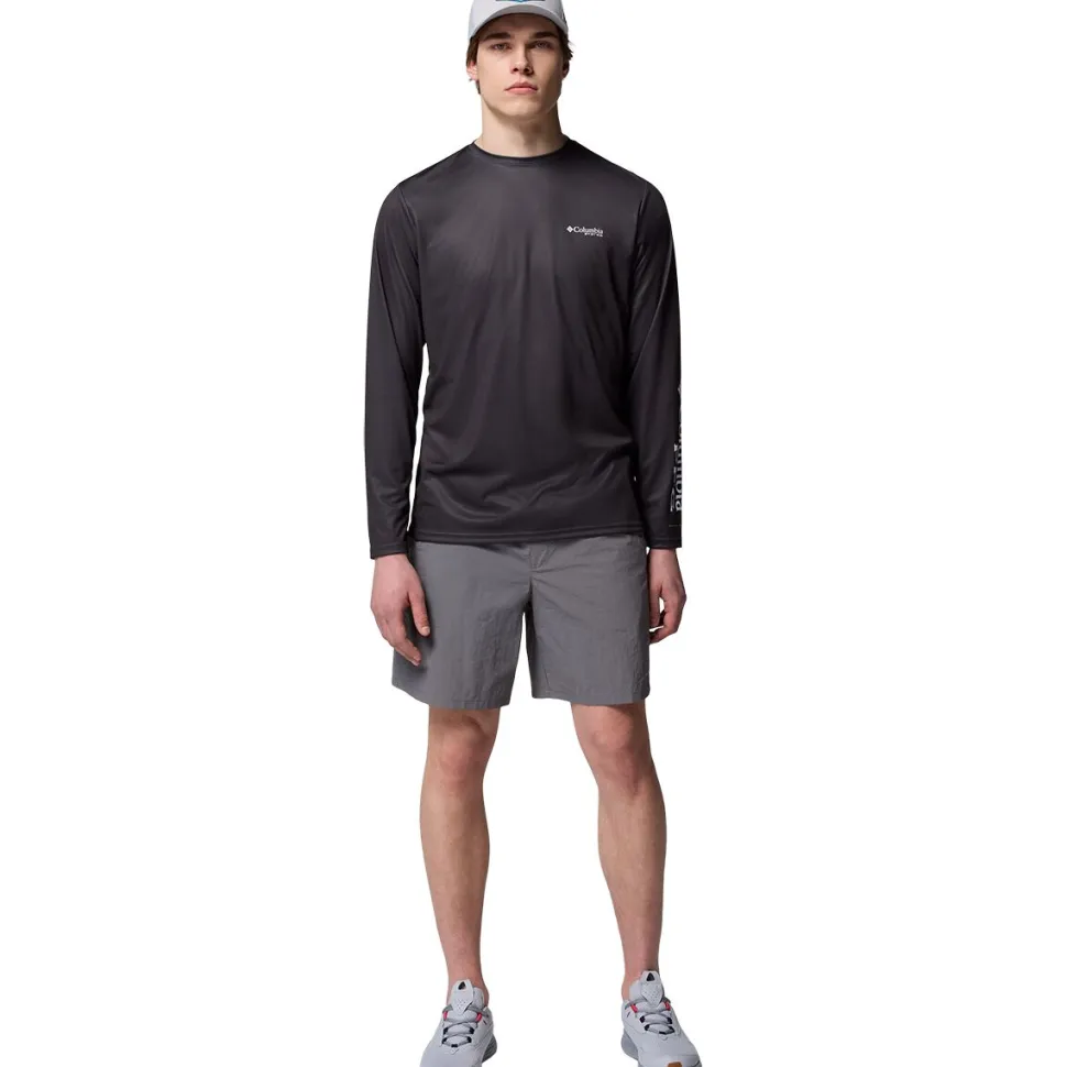 Terminal Tackle PFG Border Hex Long-Sleeve Shirt - Men's