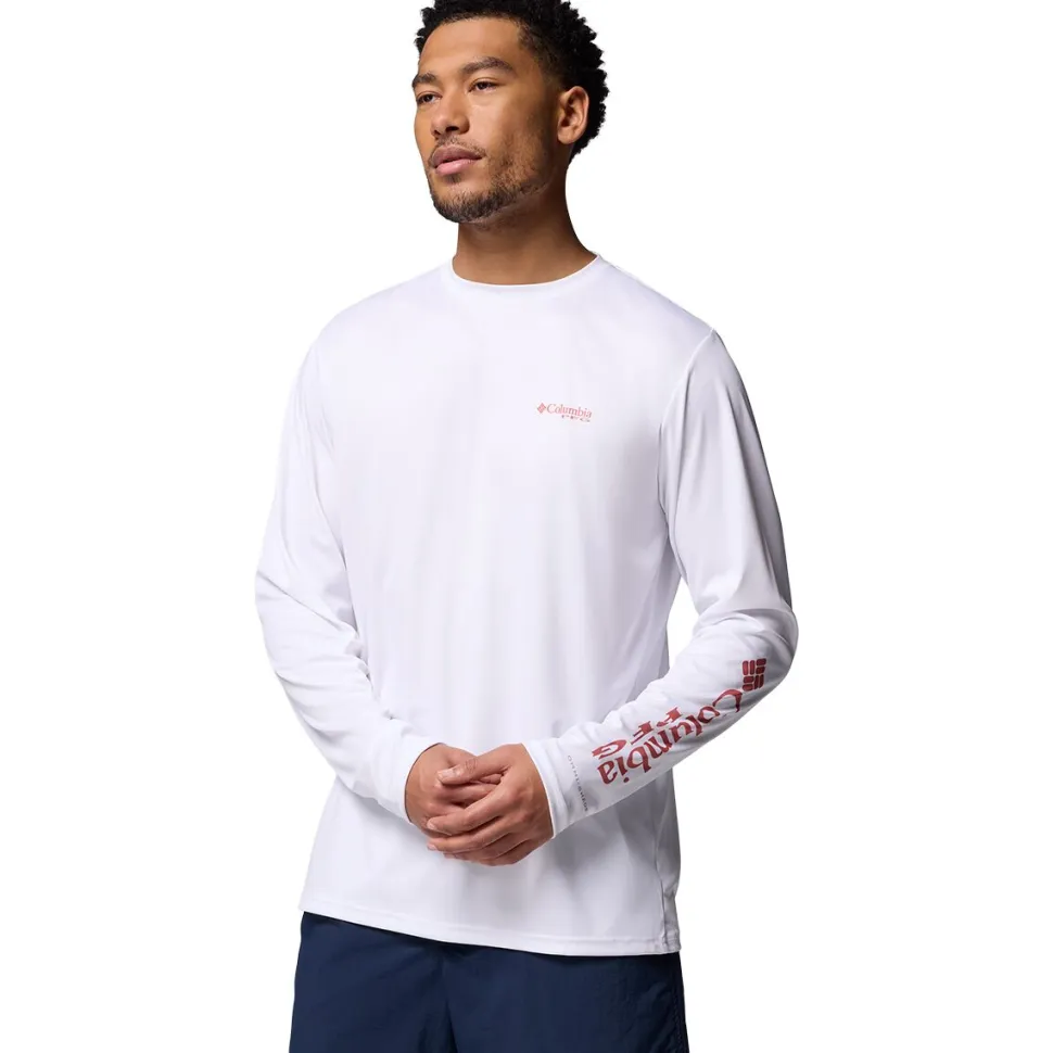 Terminal Tackle PFG Border Hex Long-Sleeve Shirt - Men's