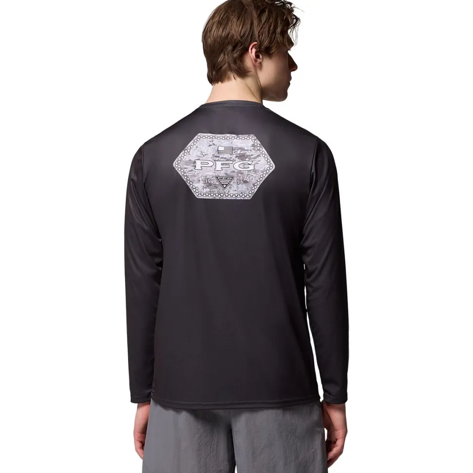 Terminal Tackle PFG Border Hex Long-Sleeve Shirt - Men's