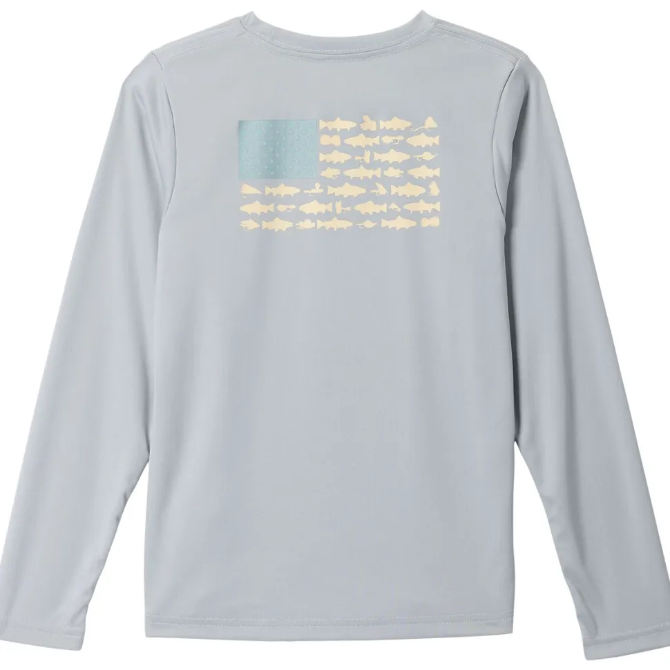 Terminal Tackle PFG Fish Flag Long-Sleeve Shirt - Boys'