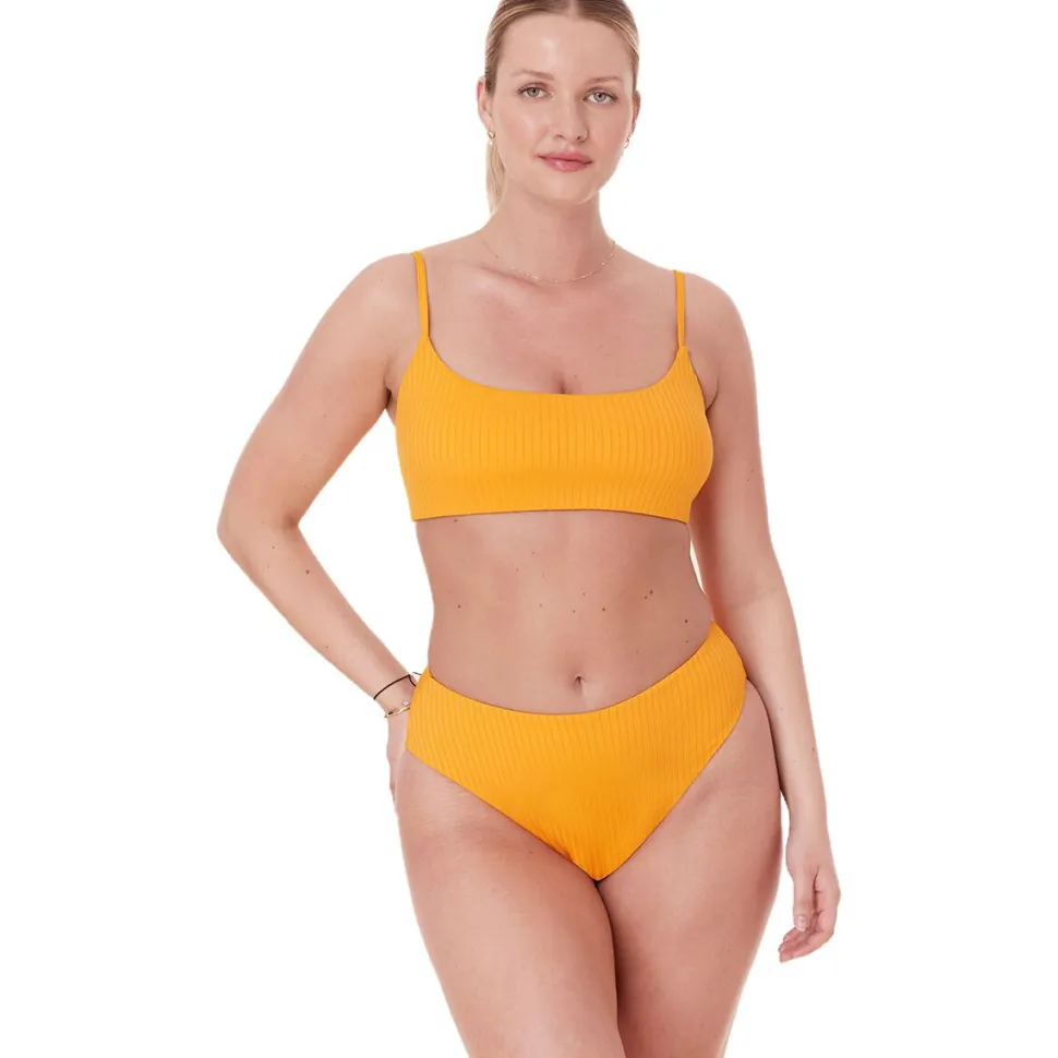 The Maui Wide Rib Bikini Top - Women's
