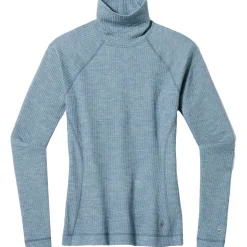 Thermal Merino Rib Turtleneck Top - Women's