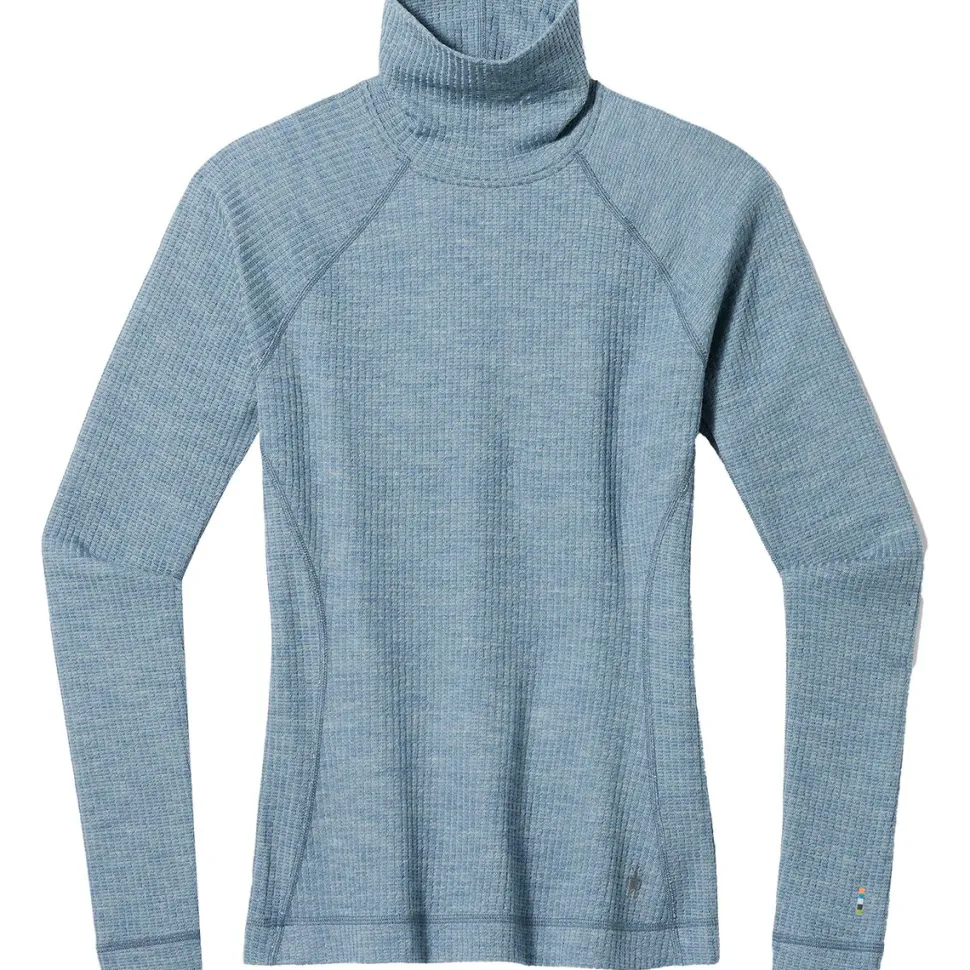 Thermal Merino Rib Turtleneck Top - Women's