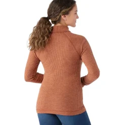Thermal Merino Rib Turtleneck Top - Women's