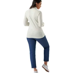 Thermal Merino Rib Turtleneck Top - Women's
