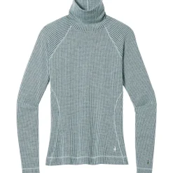 Thermal Merino Rib Turtleneck Top - Women's