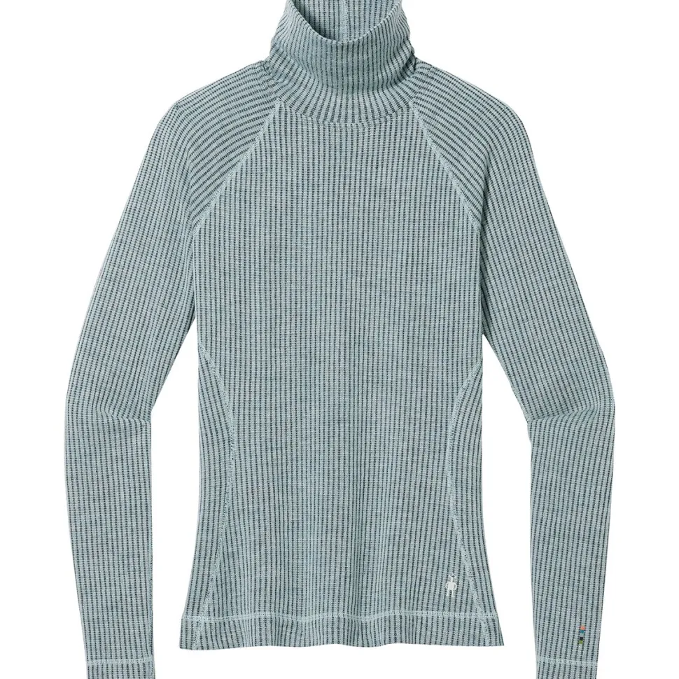 Thermal Merino Rib Turtleneck Top - Women's
