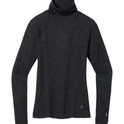 Thermal Merino Rib Turtleneck Top - Women's