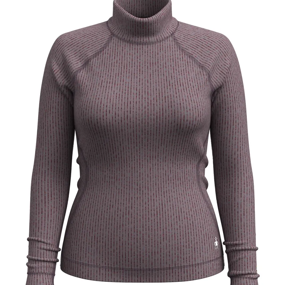 Thermal Merino Rib Turtleneck Top - Women's