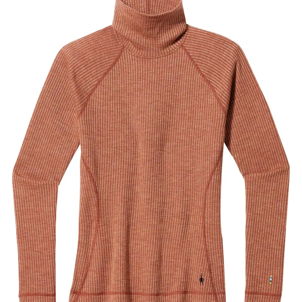 Thermal Merino Rib Turtleneck Top - Women's