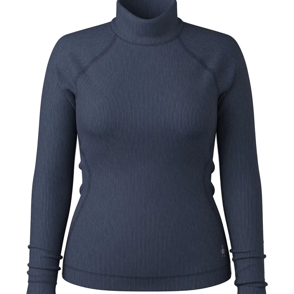 Thermal Merino Rib Turtleneck Top - Women's