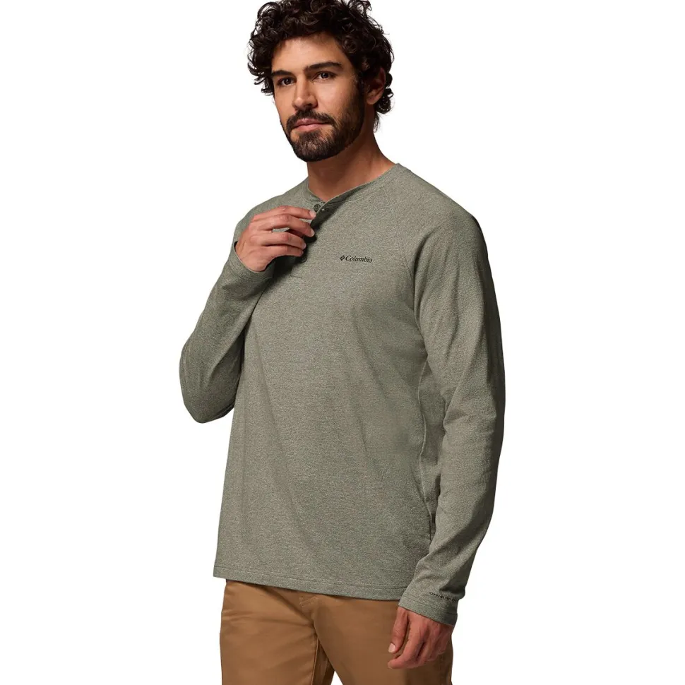 Thistletown Hills Raglan Henley Shirt - Men's