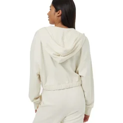 TreeTerry Oversized Cropped Zip Hoodie - Women's