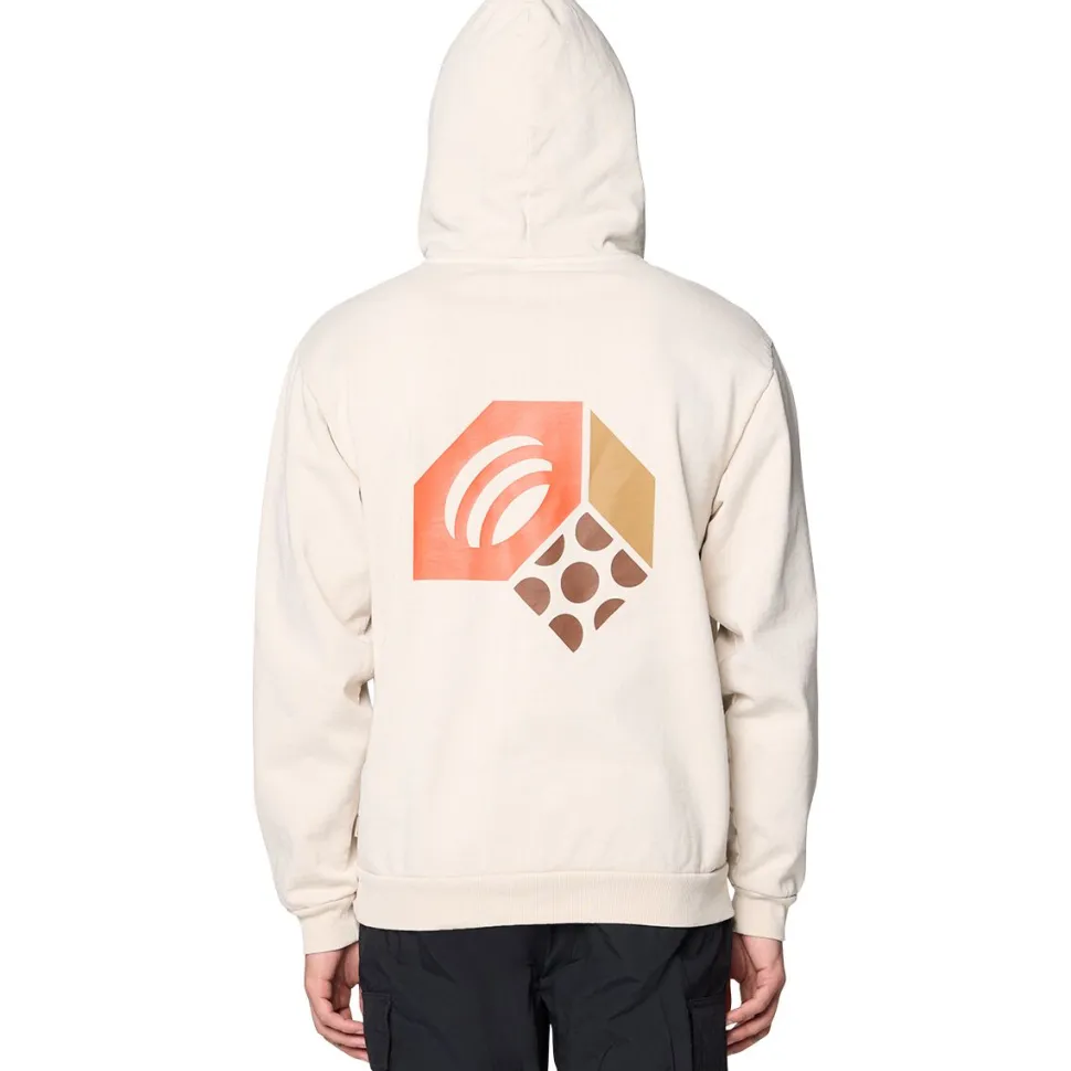 Tri-Color Logo Garment Dyed Hoodie - Men's