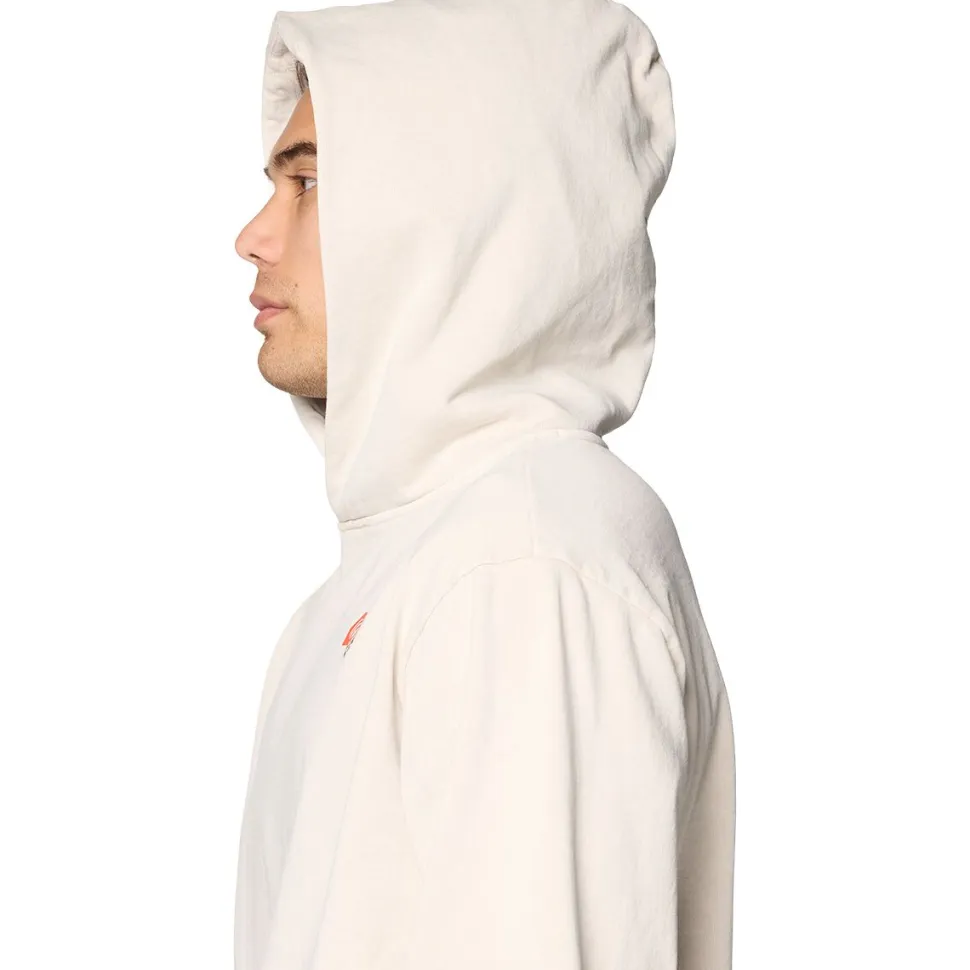 Tri-Color Logo Garment Dyed Hoodie - Men's