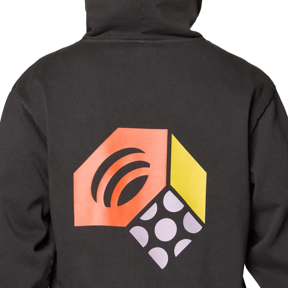 Tri-Color Logo Garment Dyed Hoodie - Men's