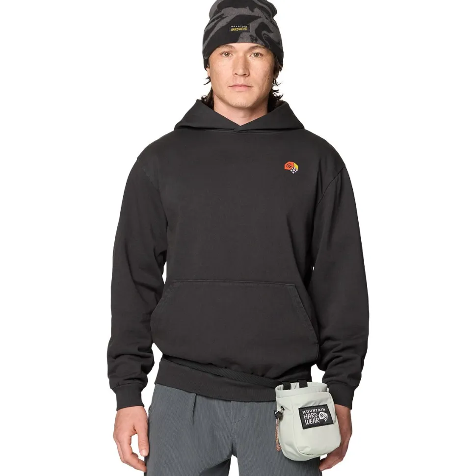Tri-Color Logo Garment Dyed Hoodie - Men's