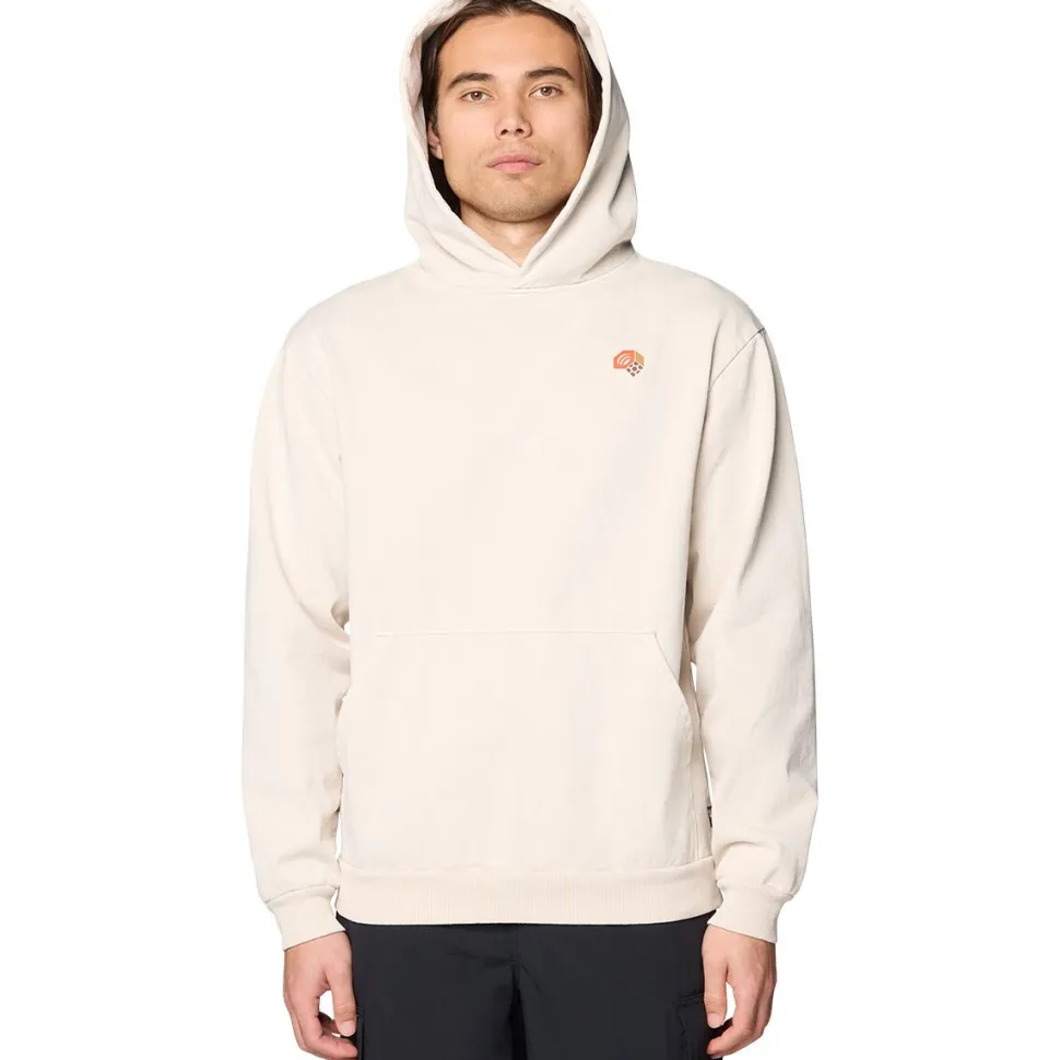 Tri-Color Logo Garment Dyed Hoodie - Men's