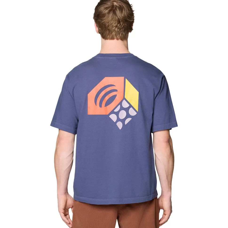 Tri-Color Logo Short-Sleeve T-Shirt - Men's