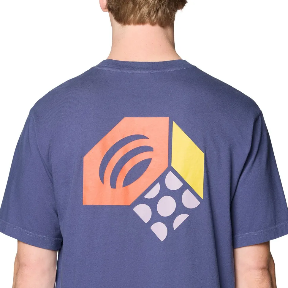 Tri-Color Logo Short-Sleeve T-Shirt - Men's