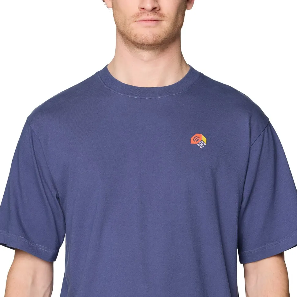 Tri-Color Logo Short-Sleeve T-Shirt - Men's